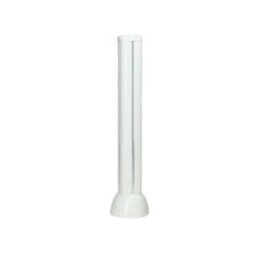 Colonnette bureautique alu dlp blanche hauteur 680mm 4 compartiments à équiper Legrand