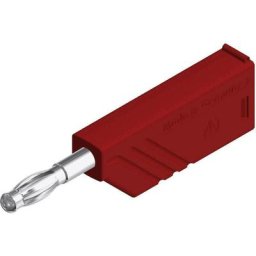 Fiche banane mâle ø de la broche: 4 mm Sks Hirschmann las n ws 934100101 rouge 1 pc(s) D23709