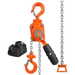 Mini Palan a Levier Manuel 0,25 t Palan a Chaine a Cliquet Manutention Levage 2,8 m Acier Carbone