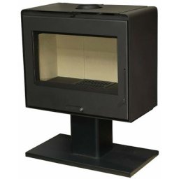 Poêle à Bois sur pied Prill 10 kW Sannover - Noir