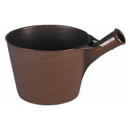 Puiseur à lisier 23cm avec emmanchure en pvc brun