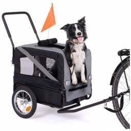 Idmarket - Remorque à vélo pour chien tilly avec réflecteurs 128 x 52 x 102 cm pour animaux de