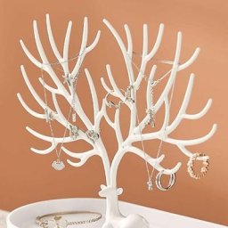 Présentoir à bijoux en bois de cerf, arbre à bijoux décoratif, rangement pour colliers, support à