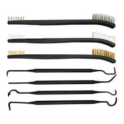Jeu de Brosses Métalliques en Nylon Brosse de Nettoyage à Crochet Set Mini Brosses Métalliques