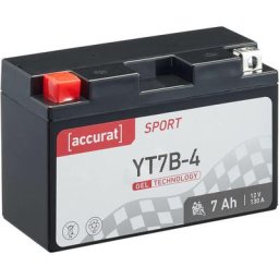 Batterie moto YT9B-4 6,5Ah Gel Accurat 12V 130 a 150 x 65 x 93 mm Quad