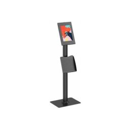 Support sur pied universel pour tablette Apple et Samsung 9.7''-11'' avec porte-brochures Noir