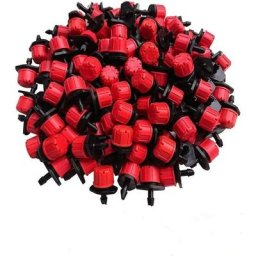300pcs Micro Buses de Gicleurs, Réglable Irrigation Drippers Goutte à Goutte Arrosage Micro