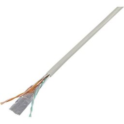 Tru Components - 1568141 Câble téléphone j-y(st)y 2 x 2 x 0.60 mm gris 25 m - gris