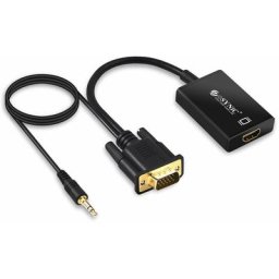 Convertisseur vga vers hdmi 1080p Adaptateur convertisseur transforme le signal vga de ordinateur