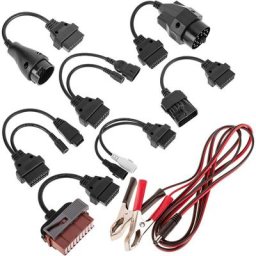 Bematik - Kit 7 câbles de diagnostic OBD2 compatibles avec les véhicules Mercedes psa Groupe bmw