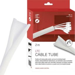 Label the Cable LTC 5120 19 pouces Gaine pour câble blanc