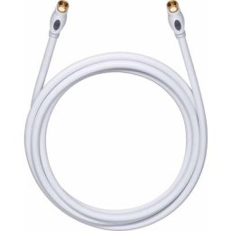 Câble de raccordement Oehlbach 2837 [1x f mâle - 1x f mâle] 1.20 m blanc - blanc