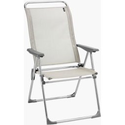 Fauteuil camping pliable Lafuma Mobilier alu cham - Seigle Ii Tube Alu Brut