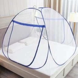 Alwaysh - Moustiquaire Pop Up pour lit double, fermeture à fermeture à double porte, tente