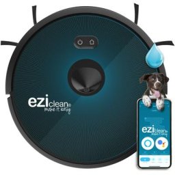 Eziclean - Robot aspirateur laveur connecté ® Aqua connect x650 - Noir