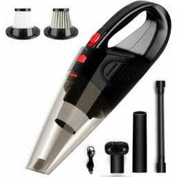 Aspirateur De Voiture Portable : Aspirateurs Main, Mini Aspirateur Main Sans Fil Avec Kit