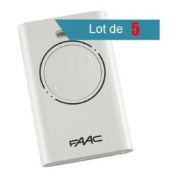 Télécommande Faac XT2 433 slh blanc Pack de 5