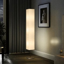 Vidaxl - Lampadaire avec support en acier 170 cm Beige