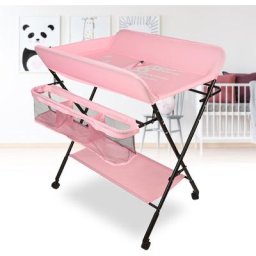 Wyctin - Hofuton Table à Langer Pliante, Table à Langer Réglable en Hauteur avec Panier de