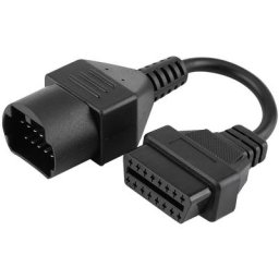 Cble de scanner de diagnostic de connecteur d'adaptateur OBD2 de 17 broches à 16 broches pour Mazda