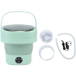 Machine à Laver Pliante Entièrement Automatique Petit Sous-Vêtements Laveuse Pliable pour Dortoir