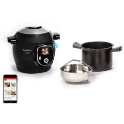 Mijoteur Moulinex cookeo+ connect multicuiseur intelligent 6 programmes, 200 recettes 6L noir