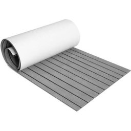 Tolletour - Tapis de Sol Tapis de Pont en Mousse eva Teck Yacht Tapis de Sol Auto-Adhésif Gris