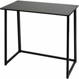 Bureau HHG-558 pliable, table console pliante table d'ordinateur portable table de rangement,
