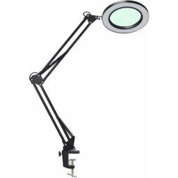 Tumalagia - Lampe loupe, lampe de bureau/lampe de travail en forme de loupe à intensité variable