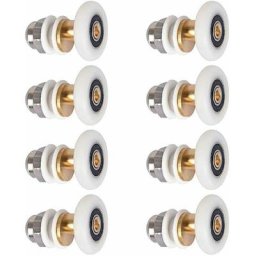 Roulette Porte Douche, Roulettes de Porte Coulissante Cabine de Douche Porte Poulies Roue de