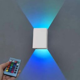 Applique murale led 5 w pour l'intérieur - Lumière d'ambiance avec variateur rvb - Lumière moderne