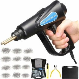 70W Soudure Plastique, Kit Reparation Plastique avec 100Pcs Sortes Agrafeuse Chaud pour Réparation