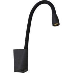 Lampe de chevet - 1xLED intégré - Noir Lucide galen-led