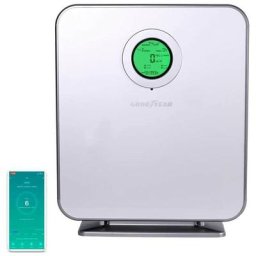 Purificateur d'air Goodyear 22W Filtre hepa Elimine 99.9% des bactéries jusqu'à 88m² Lampe uv c