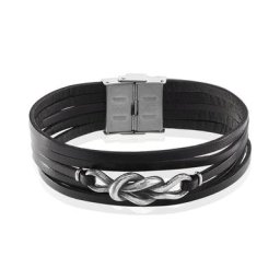 Bracelet Adriano Acier Blanc