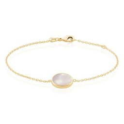 Bracelet Alta Plaqué Or Jaune Nacre