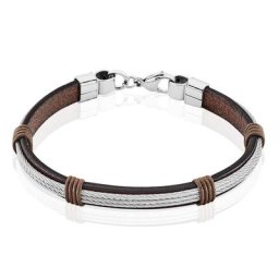 Bracelet Teo Acier Blanc
