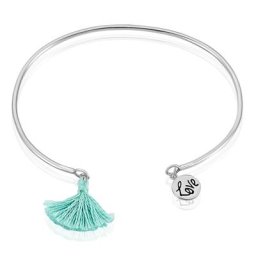 Bracelet Jonc Argent Blanc