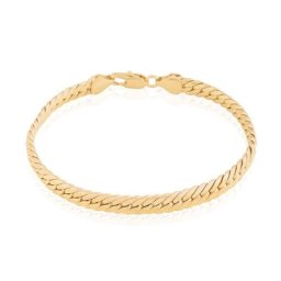 Bracelet Messaline Plaqué Or Jaune