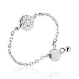 Bague Tilana Argent Blanc Oxyde De Zirconium