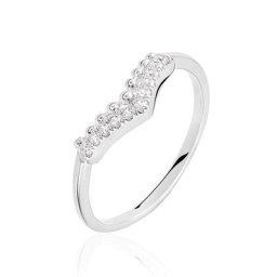Bague Irina Argent Blanc Oxyde De Zirconium