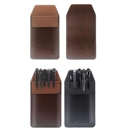 Porte-stylo Portable pour étui en cuir PU pochette cadeau pour stylo housse étanche