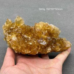 Pierres précieuses à quartz 100% naturelles en Calcite ambre Orange spécimen minéral cristaux de