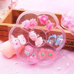 Boucles d'oreilles en forme de fruit pour enfants clip d'oreille pour enfants bijoux de fête non