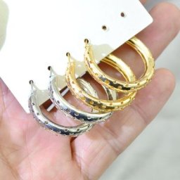Boucles d'oreilles à clipser pour femme sans piercing non percées bijoux fantaisie grand cercle