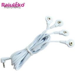 Électrodes de massage à ligne VEL connexion de la prise fils de plomb lignes conductrices