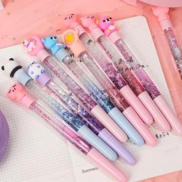 Stylo gel Kawaii pour filles 0.5mm style coréen fournitures scolaires et de bureau pour enfants
