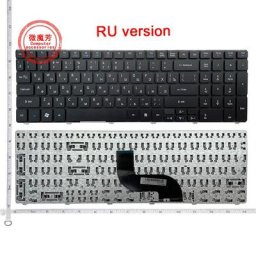 Clavier d'ordinateur russe et noir pour ACER 5810T 5810TG AS5810T 5820TG 5552G 5253 pour Aspire