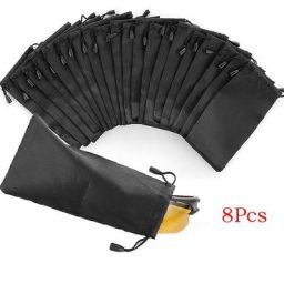Sac de lunettes de soleil Portable 1/5/8 pièces pochette étanche à la poussière cordon de poche