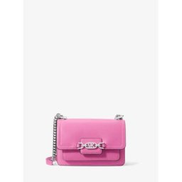 Michael Kors Très petit sac à bandoulière Heather en cuir